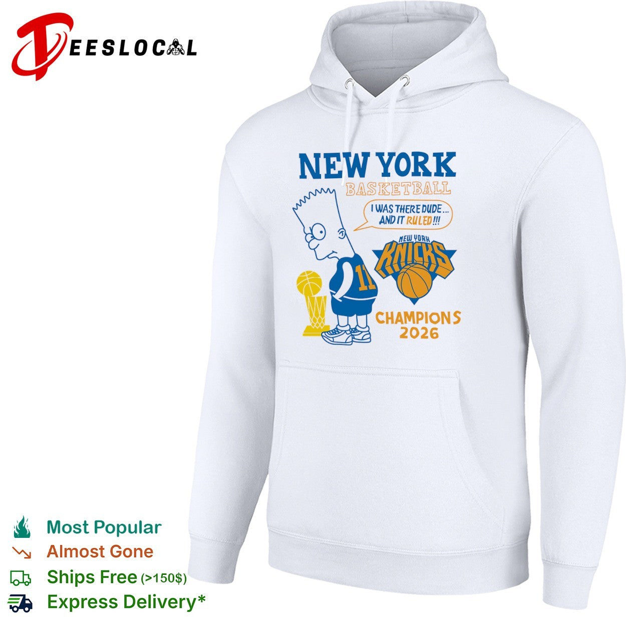 Bart New York Knicks I was there dude and it ruled Champions 2026 shirt