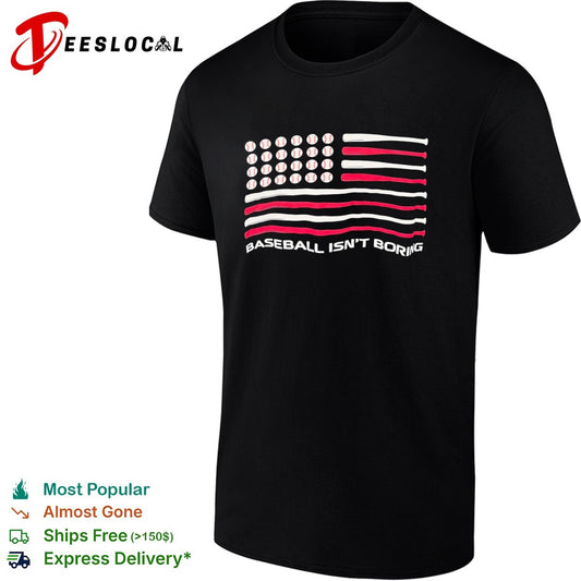 Baseball Isnt Boring American Flag shirt