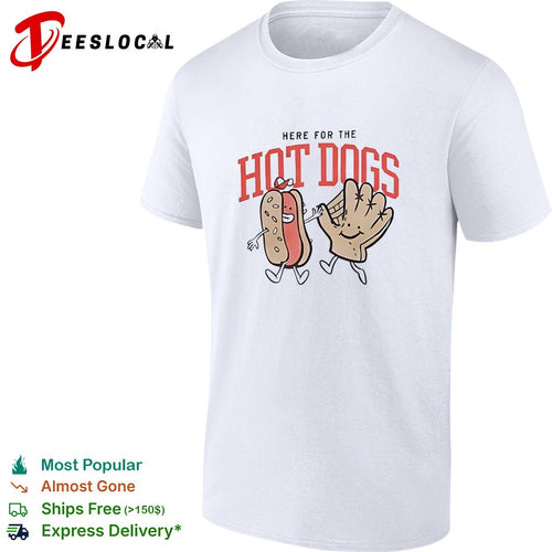 Baseball glove here for the hot dogs shirt