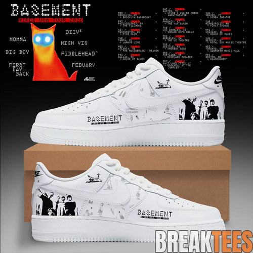 Basement WIRED USA Tour 2026 Custom Air Force 1