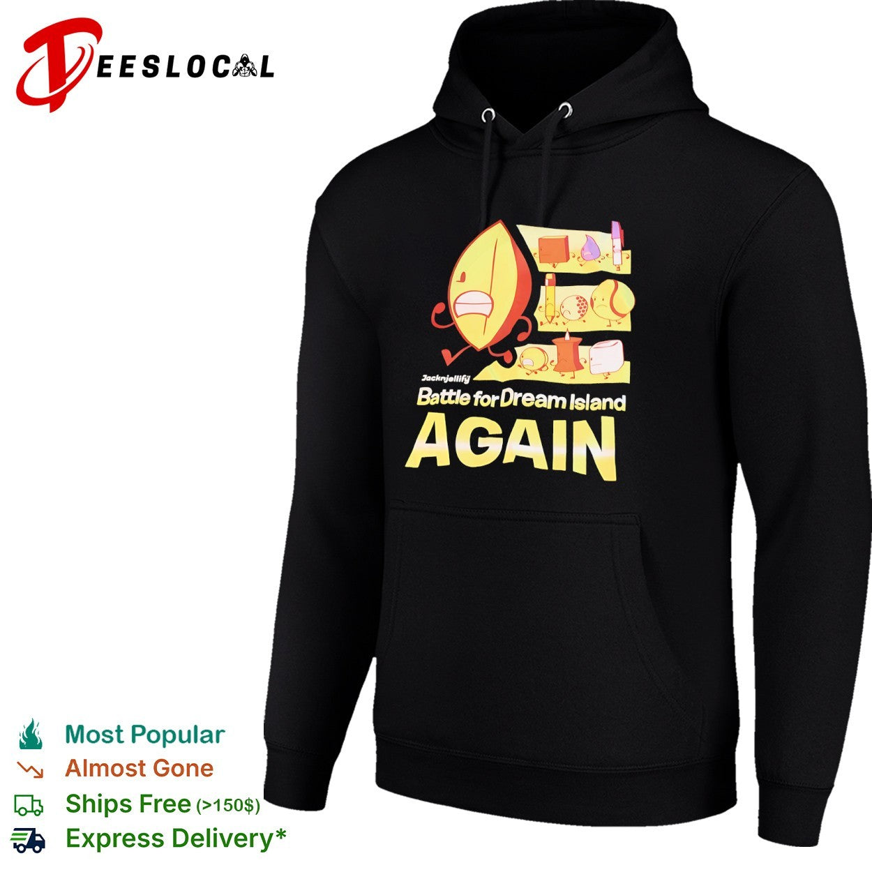 Battle for Dream Island Again Leafy Blocky Teardrop Pen Pencil Golf Ball Tennis shirt