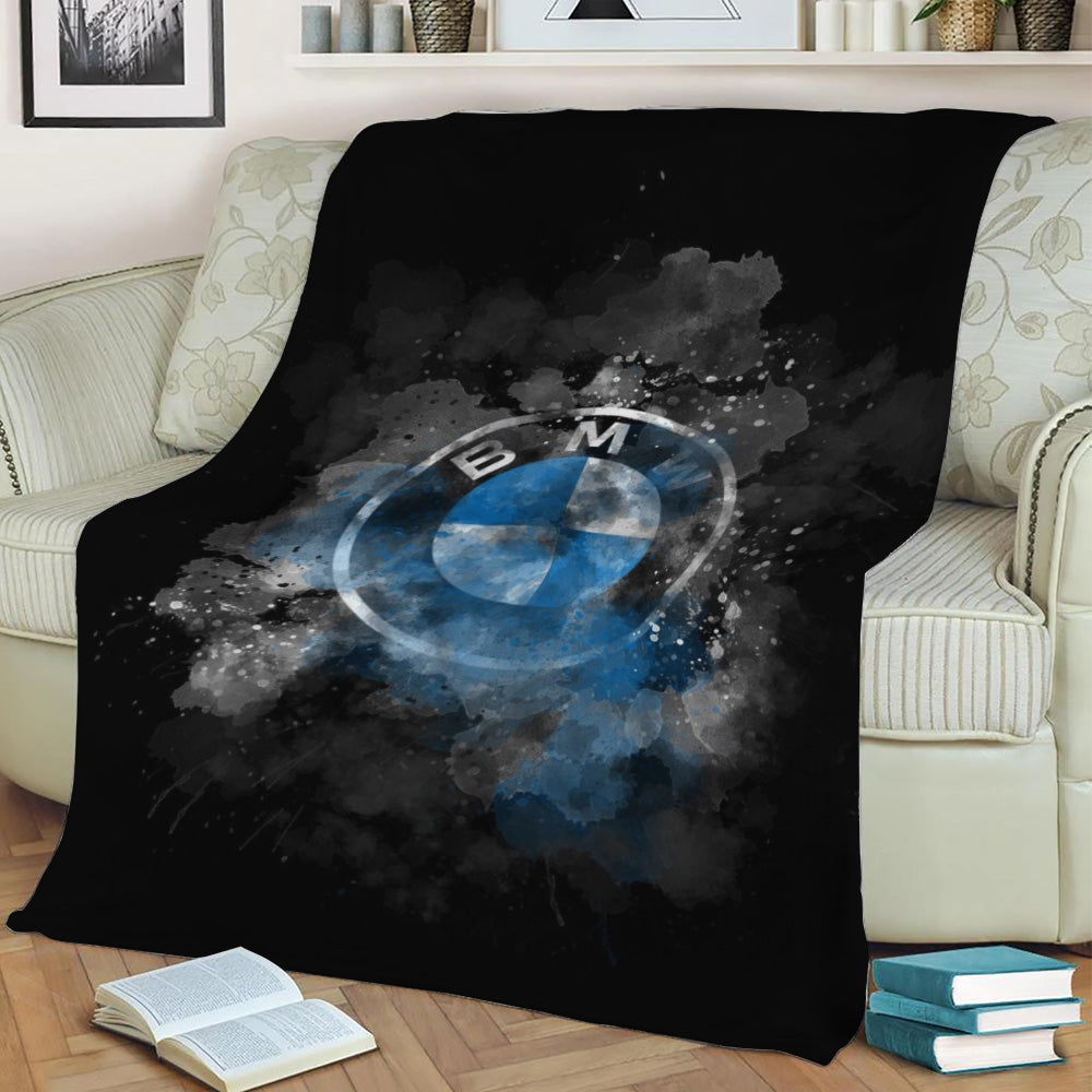 Bayerische Motoren Werke Fleece Throw Blanket
