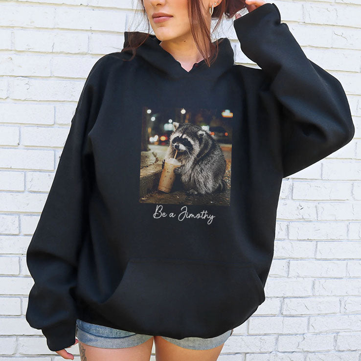 Be A Jimothy Raccoon Coffee Nighttime Trash Panda T Shirt