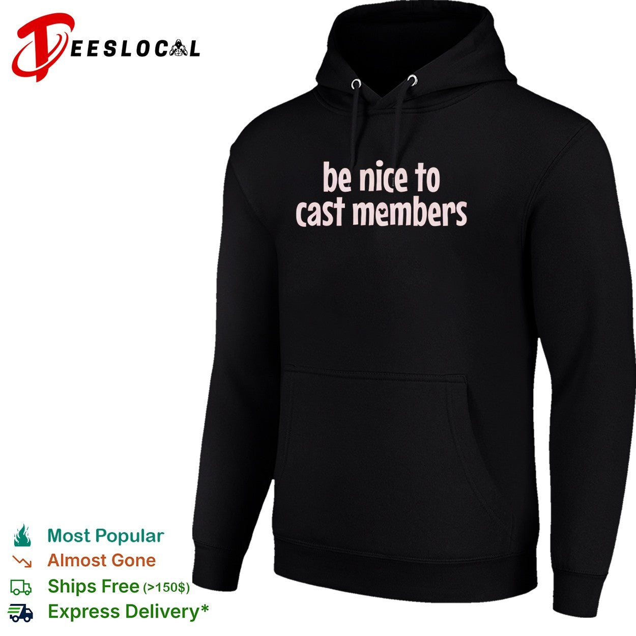 Be Nice to Cast Members Disney Park Theme Park Inspired Comfort Colors Shirt