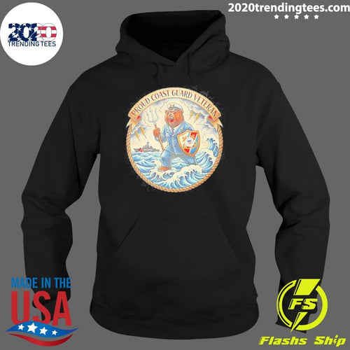 Bear Anthropomorphic Proud Coast Guard Veteran Shirt