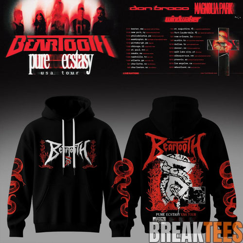 Beartooth Pure Ecstasy Tour 2026 Hoodie