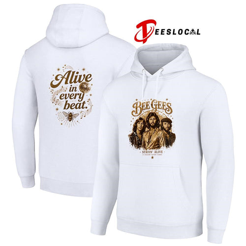 Bee Gees stayin’ alive a legend never fades alive in every beat shirt