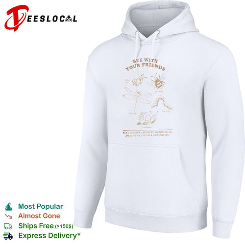 Bee with your friends honey bee bumblebee dragonfly caterpillar land snails shirt
