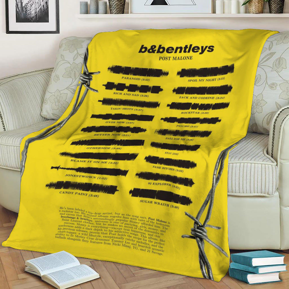 Beerbongs and Bentleys PM Fleece Throw Blanket
