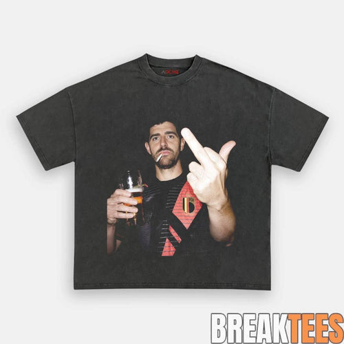 Belgium Football Team Thibaut Courtois Drunk Tee