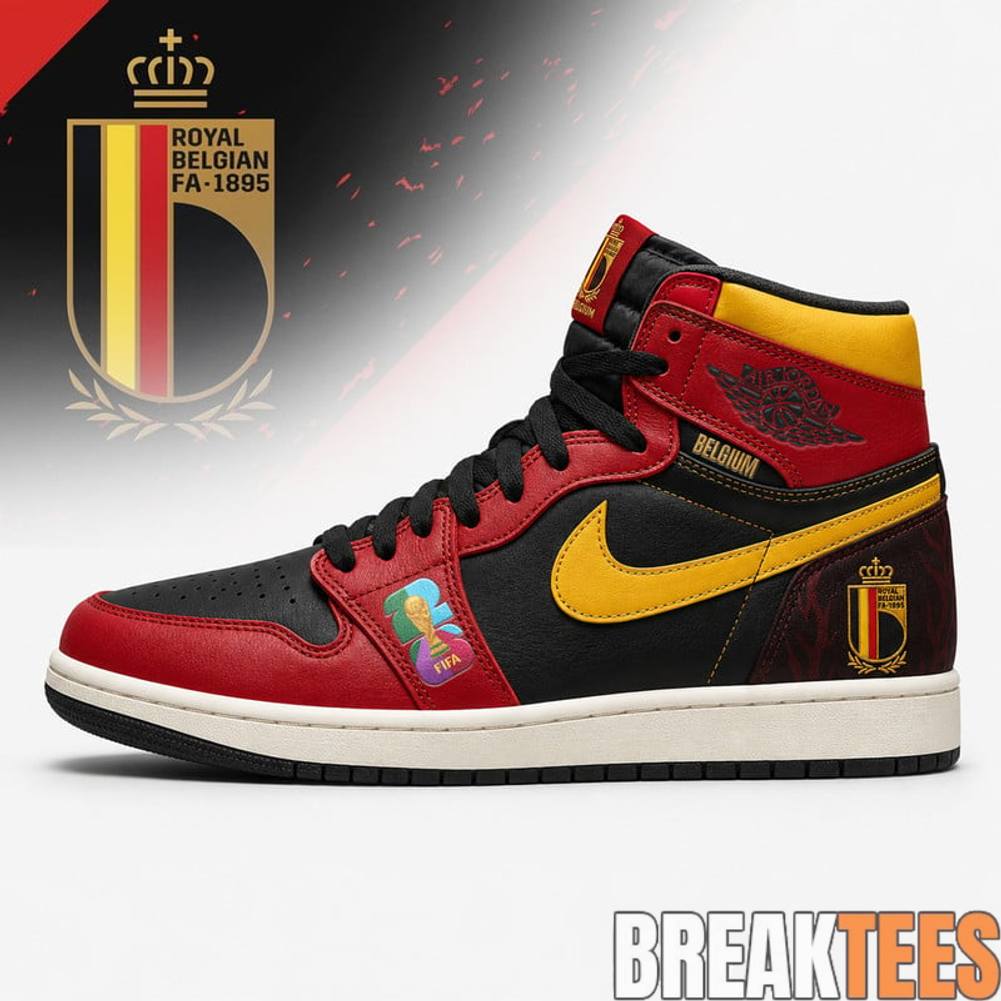 Belgium National Football Team WC26 Special Edition Air Jordan 1 Sneaker