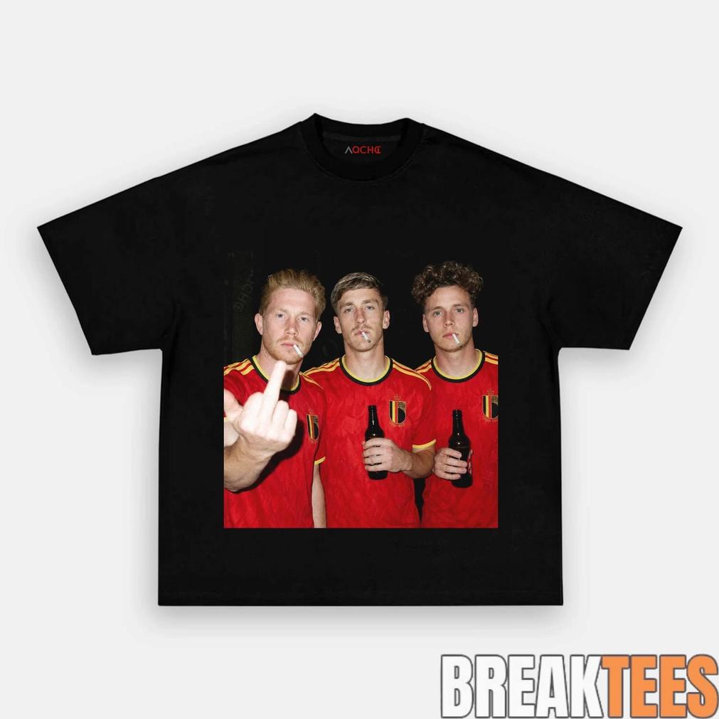Belgium Trio Drunk Smoke Tee