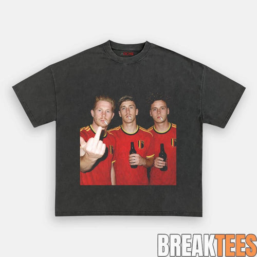 Belgium Trio Drunk Smoke Tee