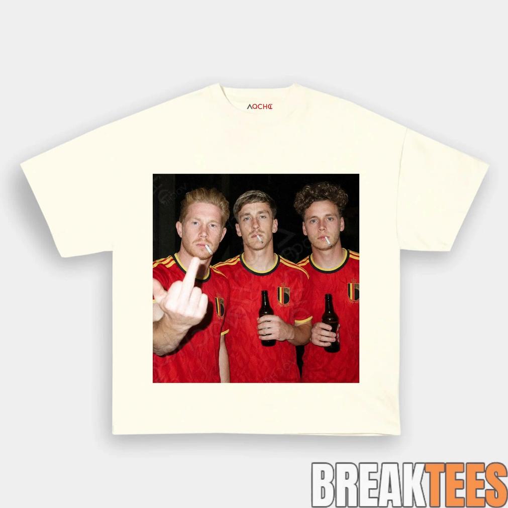Belgium Trio Drunk Smoke Tee