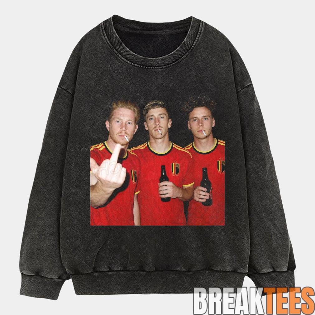 Belgium Trio Drunk Smoke Tee