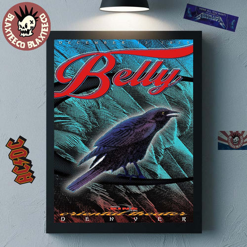 Belly Band Celebrating King 30th Anniversary Denver Colorado 2025 At Oriental Theater On December 12 2025 Home Decor Poster Canvas