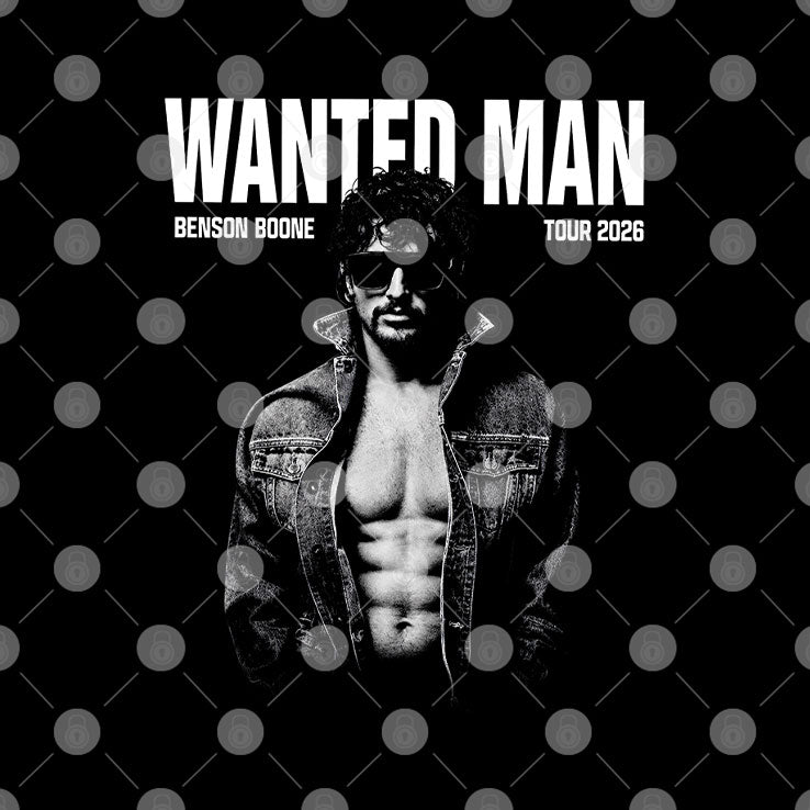 Benson Boone Wanted Man Tour 2026 T Shirt