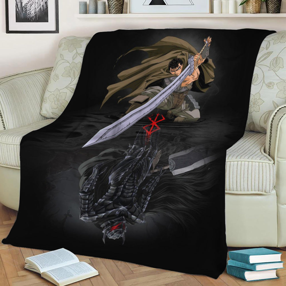 Berserk Fleece Throw Blanket