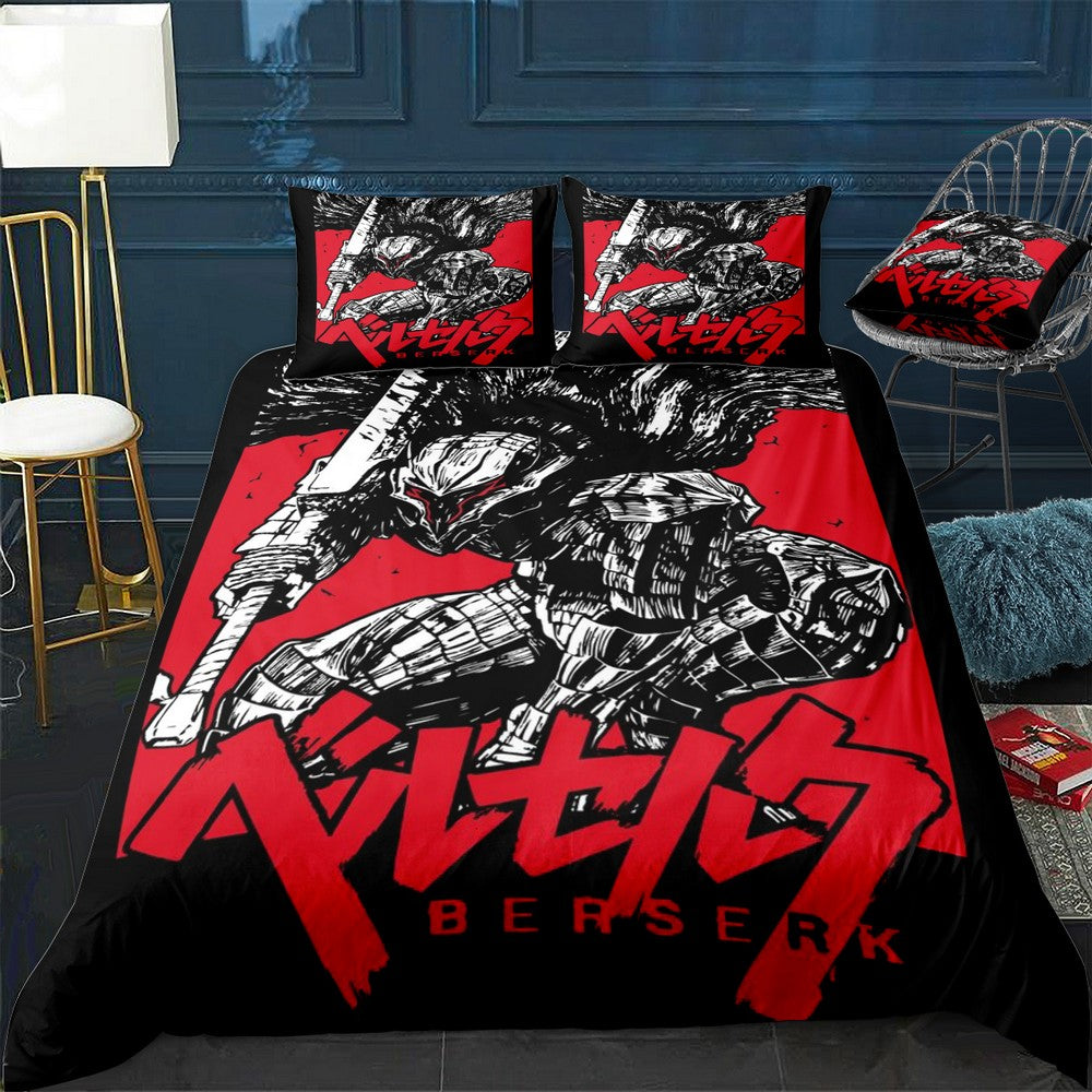 Berserk black Bedding Set (Duvet Cover & Pillow Shams)
