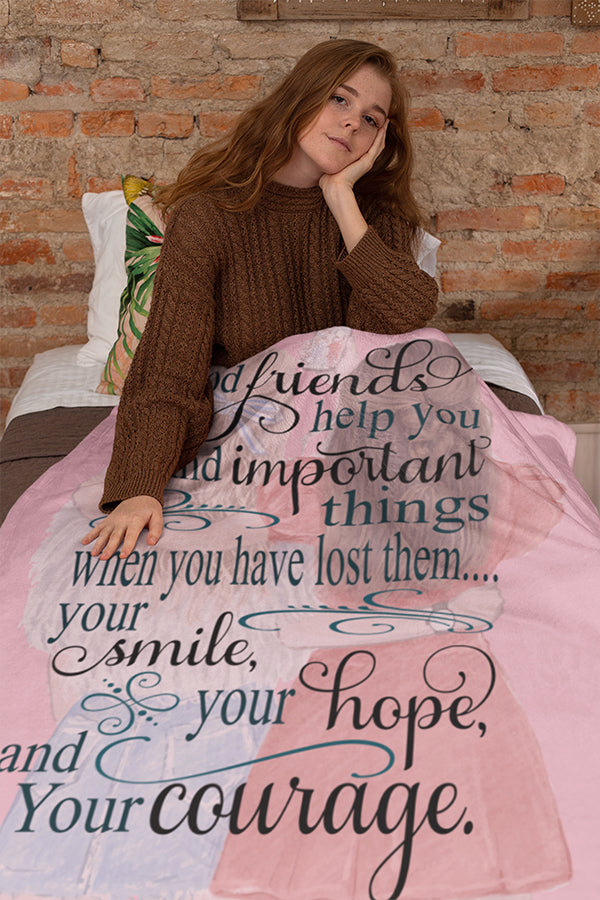 Friend Fleece Blanket