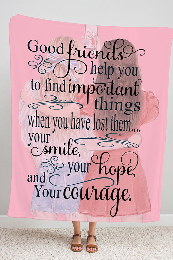 Friend Fleece Blanket