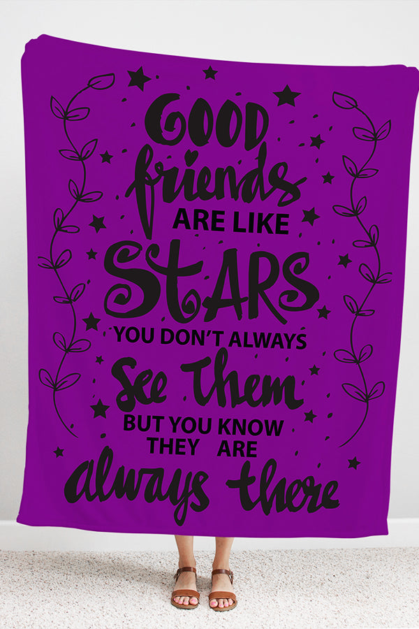 Stars Best Friend Fleece Blanket