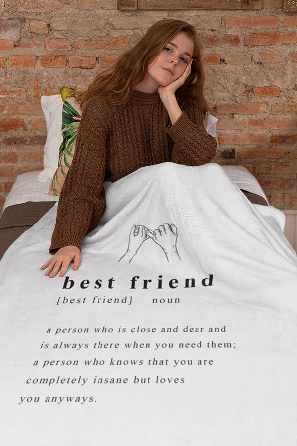 Friend “Noun” Fleece Blanket
