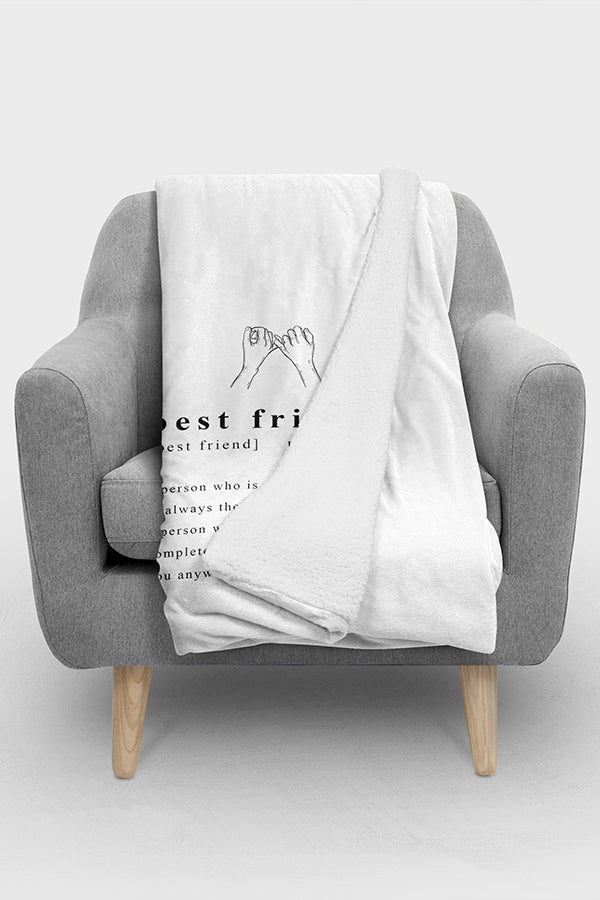 Friend “Noun” Fleece Blanket