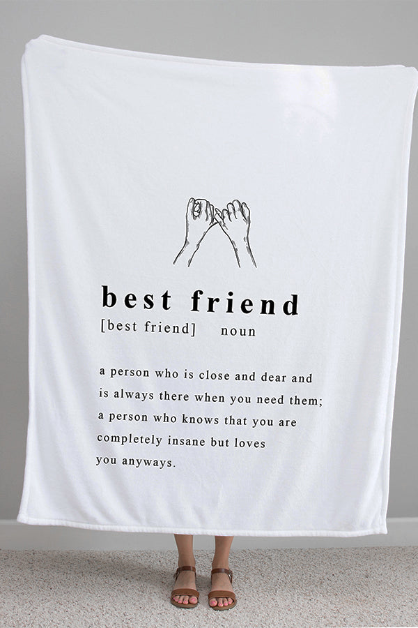 Friend “Noun” Fleece Blanket