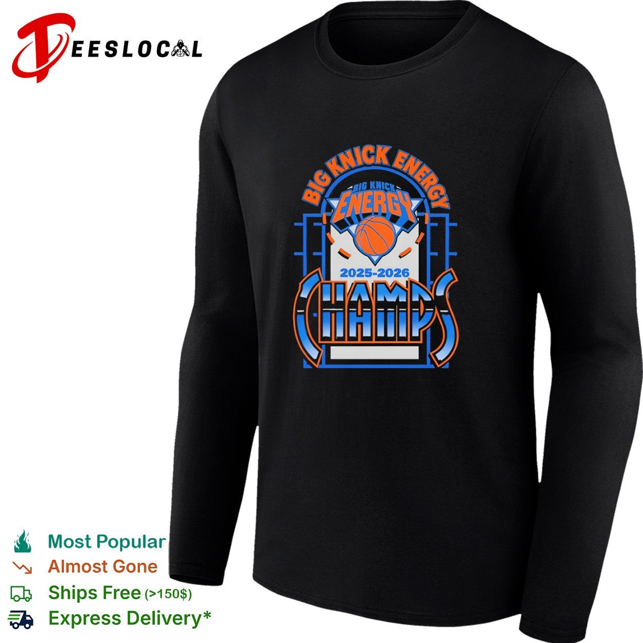 Big Knick Energy 2025 2026 Champs New York Knicks NBA Basketball shirt