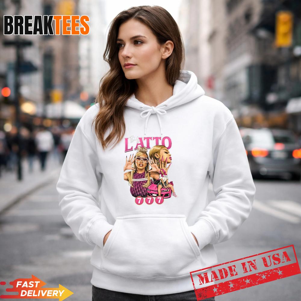 Big Latto 777 Rap Pink Aesthetic Streetwear T-Shirt