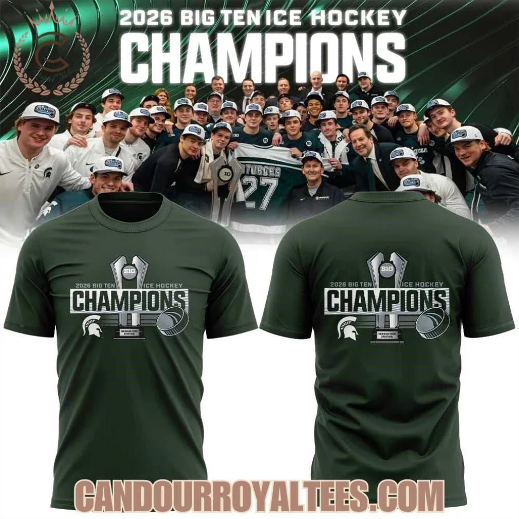 Big Ten Ice Hockey Champions Michigan State Spartans Shirt