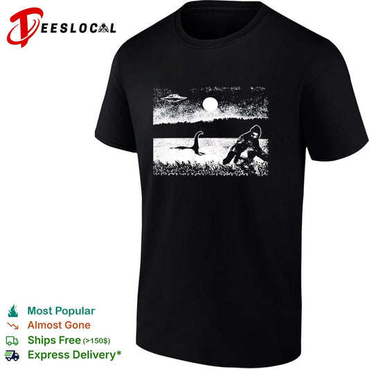Bigfoot Nessie UFO Oneoutdoorlive paranormal mystery cryptid creature nature shirt