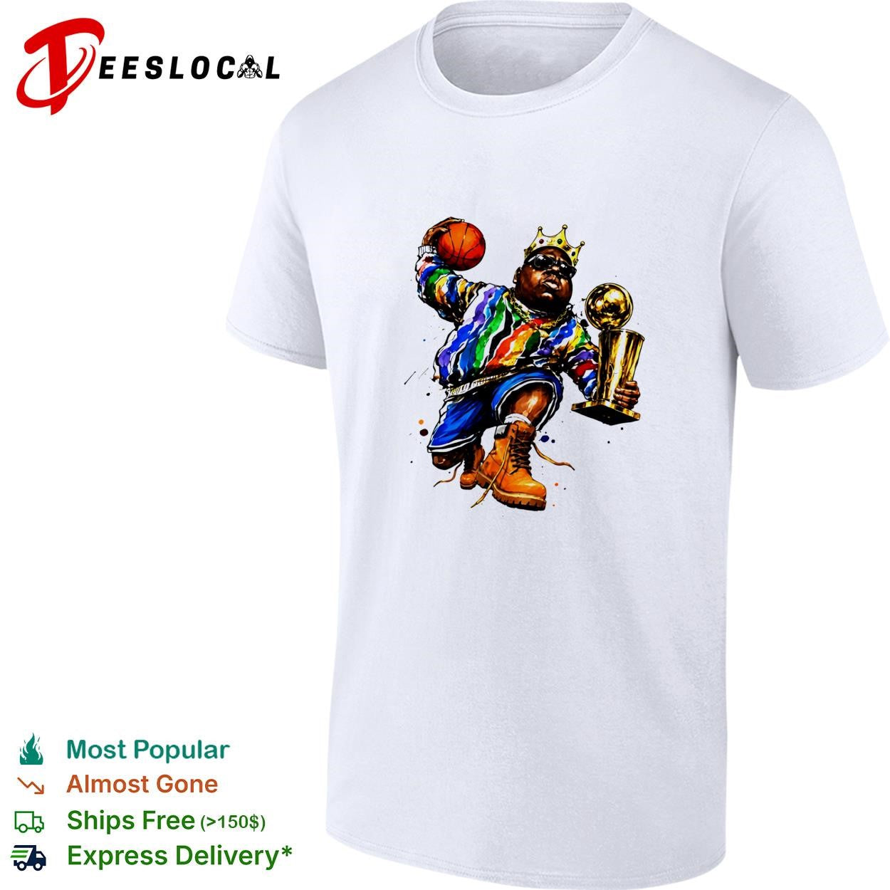 Biggie Smalls Notorious BIG I Got A Story To Tell Larry O’Brien Trophy Vintage Hip Hop Finals 2026 shirt