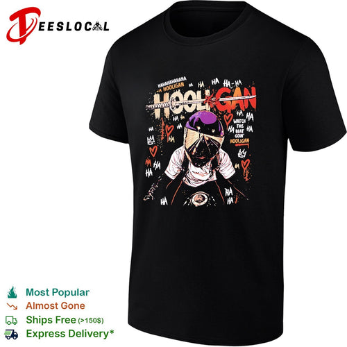 Biker Hooligan watch this beat go in Hooligan vintage shirt