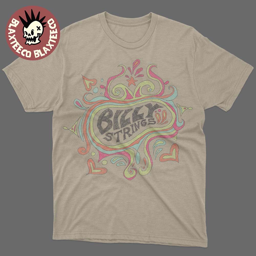 Billy Strings Fall 2025 Tour North American Merch Paisley T-Shirt