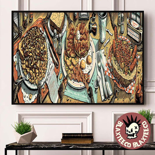 Billy Strings Rochester Albany New York And Newark New Jersey 2025 Tri State Area Triptych Combined Poster On November 11 12 And 14 15 2025
