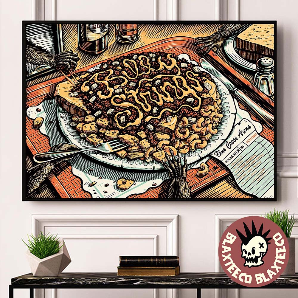 Billy Strings Rochester New York 2025 Event Poster At Blue Cross Arena On November 11 2025 Home Decor Poster Canvas