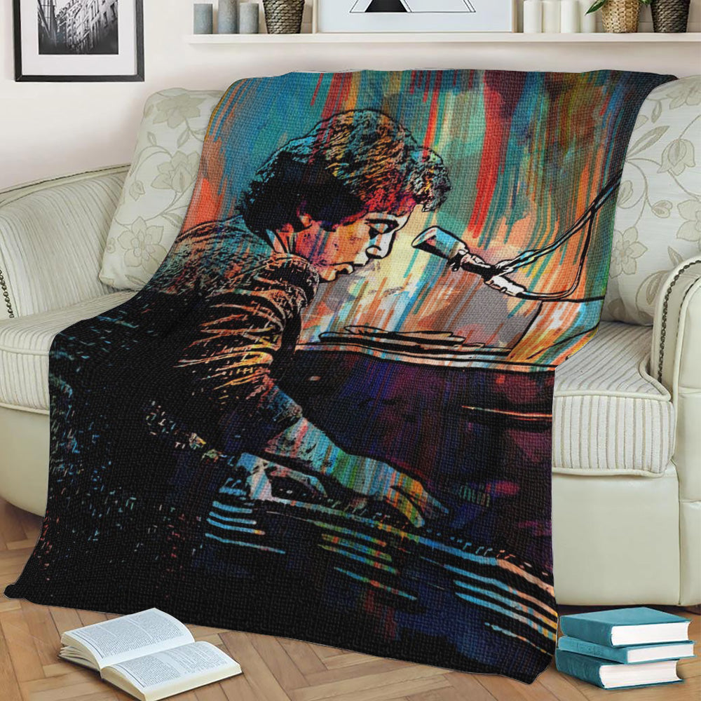 Billy Joel Fleece Throw Blanket