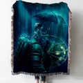 BioShock Woven Tapestry Throw Blanket with Fringe