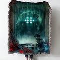 Bioshock Rapture Woven Tapestry Throw Blanket with Fringe