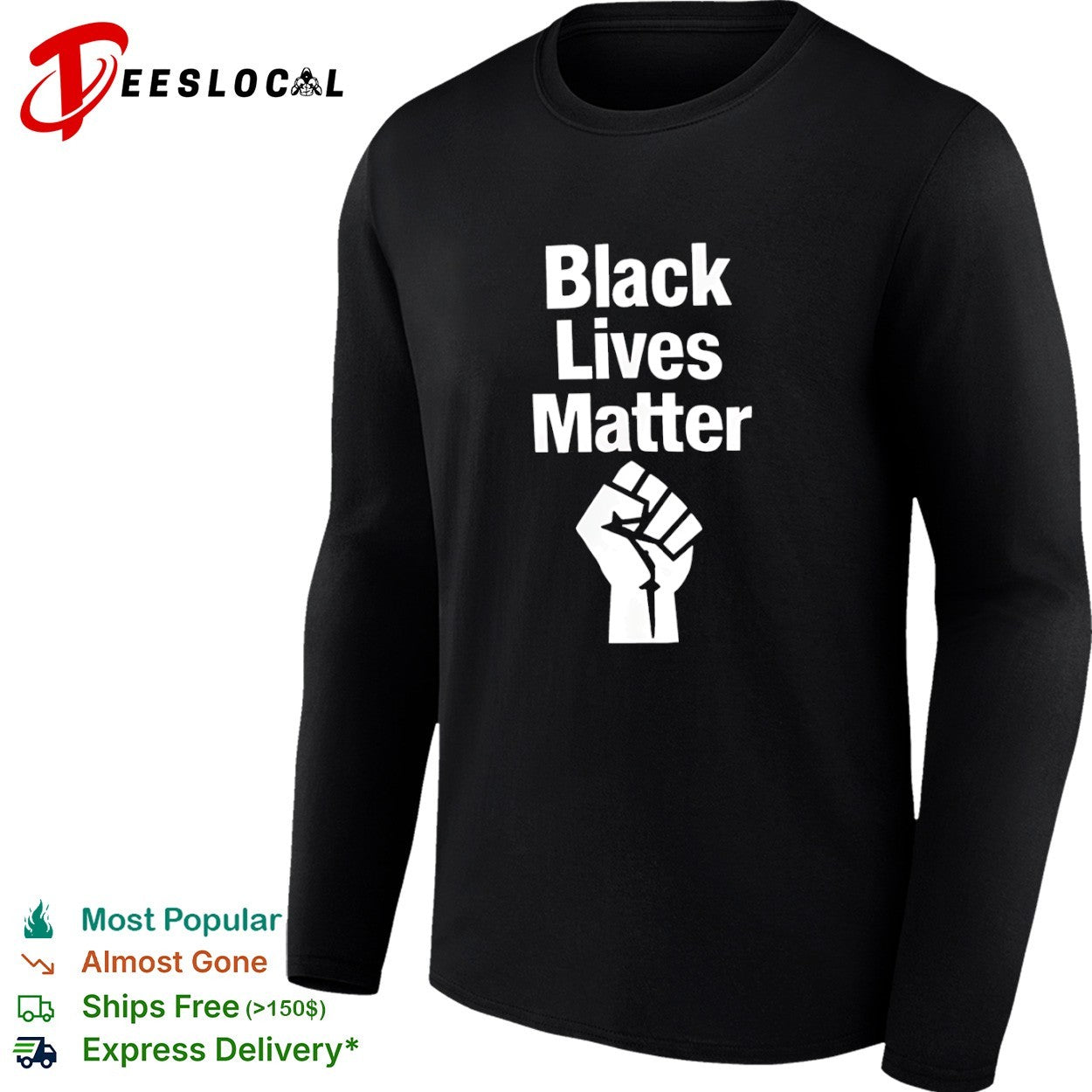 Black Lives Matter Raised Fist shirt