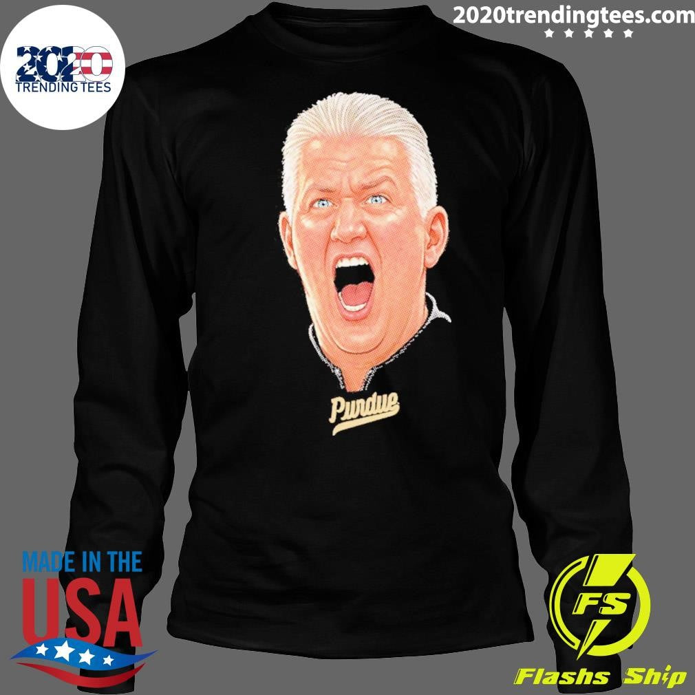 Black Matt Painter Big Head Coach Painter Purdue Boilermakers Shirt