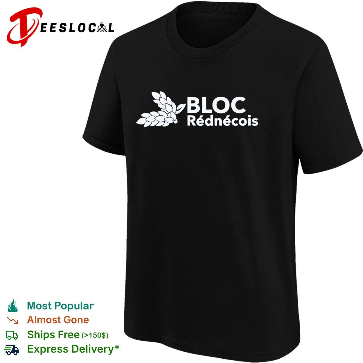 Bloc Rednecois Wheat Symbol Political Parody Quebec Politics Bloc Quebecois shirt