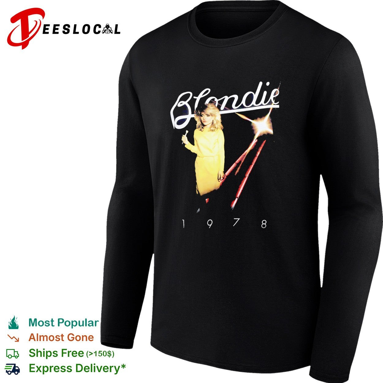 Blondie Debbie Harry 1978 Music Band shirt