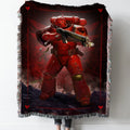 Blood Angels Intercessor Woven Tapestry Throw Blanket with Fringe