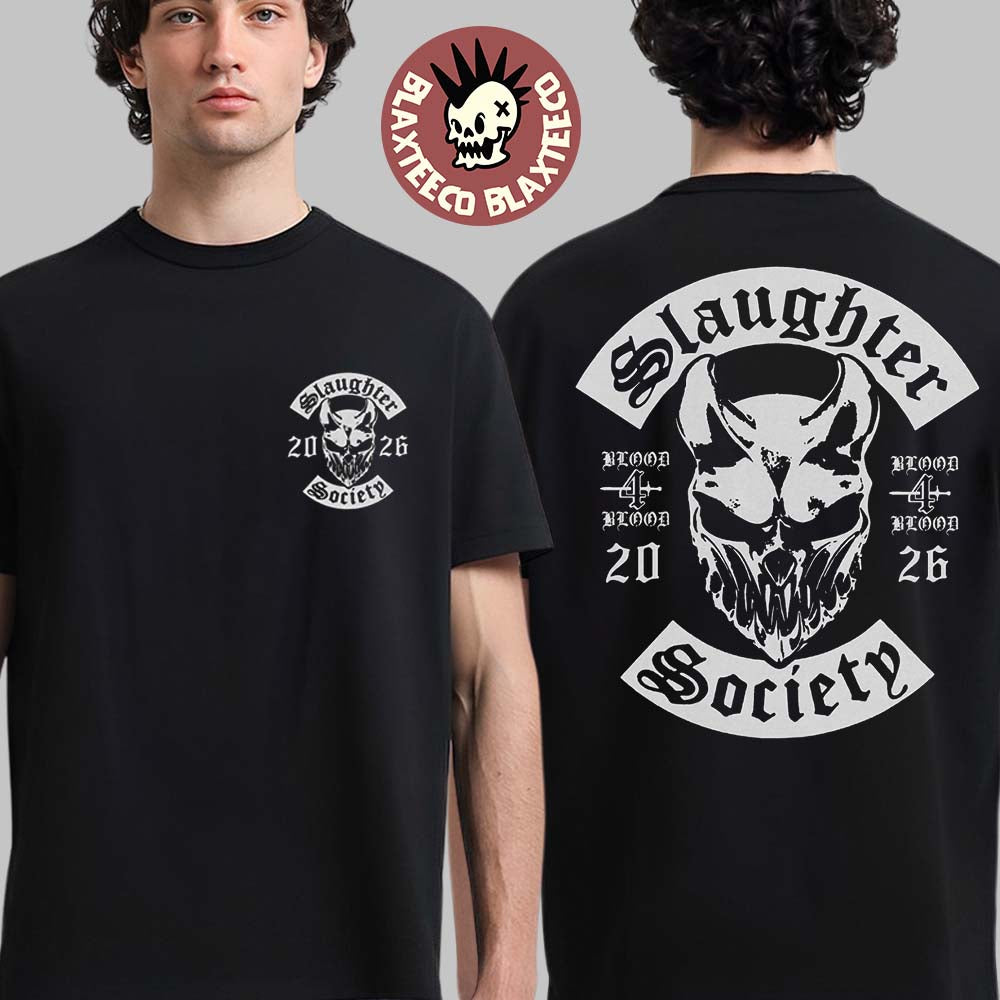 Blood4Blood Event Merch In Daytona Beach Florida On May 6 2026 Slaughter Society T-Shirt