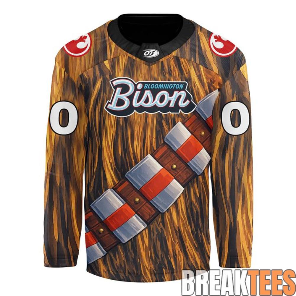 Bloomington Bison x Star Wars New 2026 Design Hockey Jersey