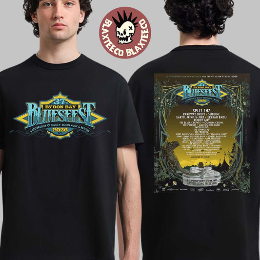 Bluesfest 2026 Australia Festival A Celebration Of Blues N’ Roots Music And Beyond Full Lineup At Byron Bay From April 2 To 5 2026 T-Shirt