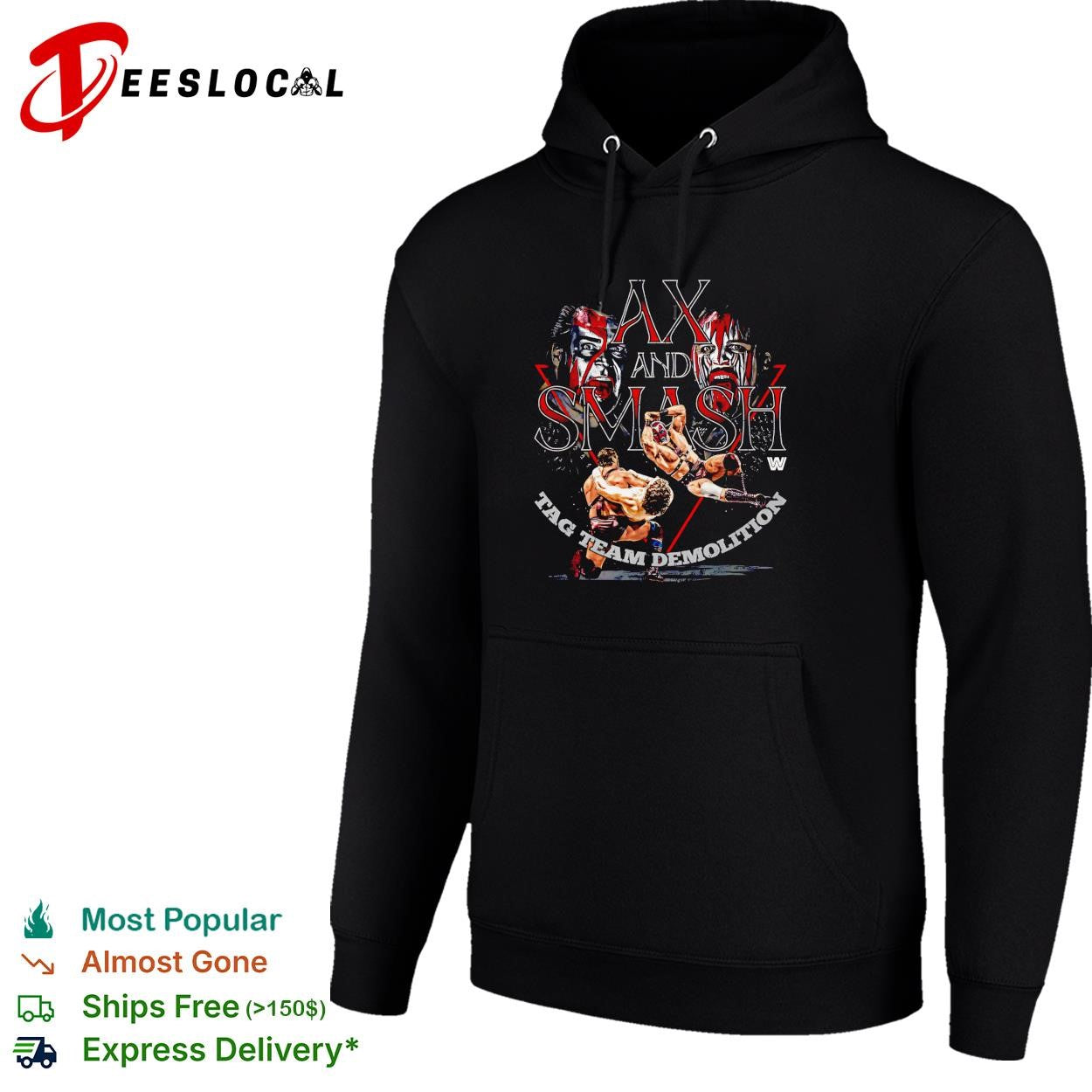 Demolition Ax and Smash wrestling duo poster shirt